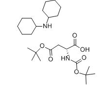 (2S)-4-[(2-Methyl-2-propanyl)oxy]-2-({[(2-methyl-2-propanyl)oxy]carbonyl}amino)-4-oxobutanoic acid - N-cyclohexylcyclohexanamine (1:1) (non-preferred name) CAS No.200334-95-8